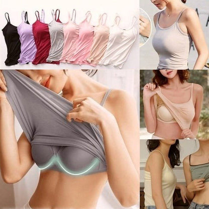 Vellamie — Relaxed Fit Camisole with Integrated Bra