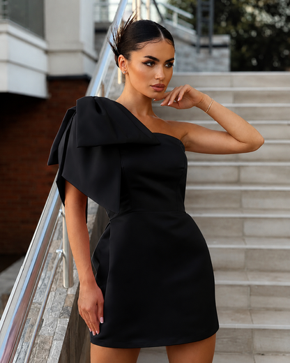 Doralynn — Elastic Taffeta Sleeveless Dress