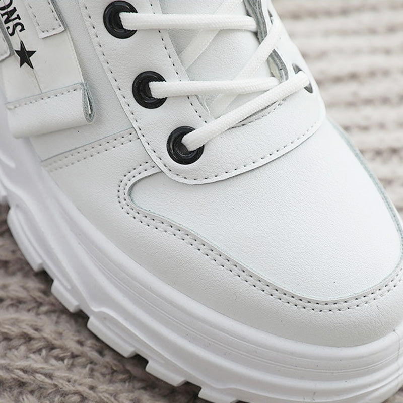 Waterproof Lace-Up Ankle Boots