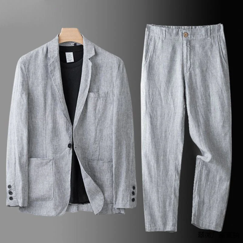 Elegant Linen Set — Breathable Co-Ord