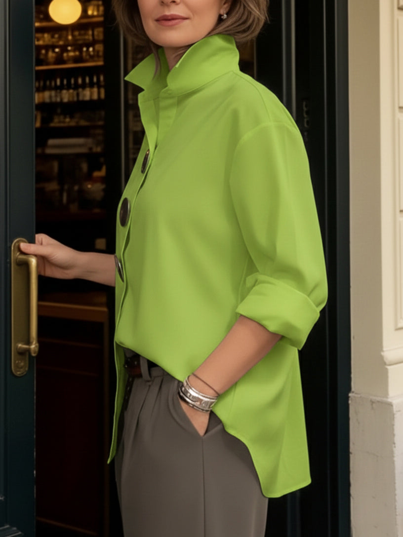 Artisanal White - Refined Comfortable Blouse