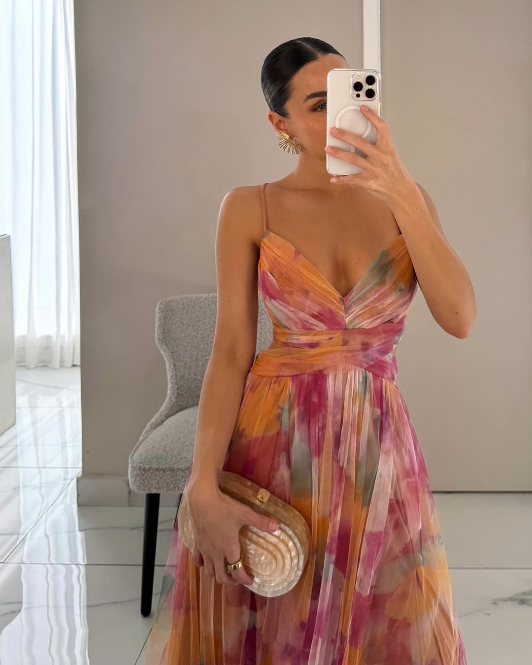 Floral Elegance in Maxi Dress