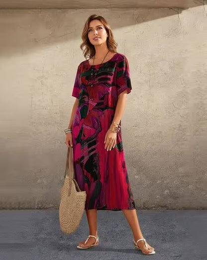 Tropicelle — Flowy Tropical Maxi Dress