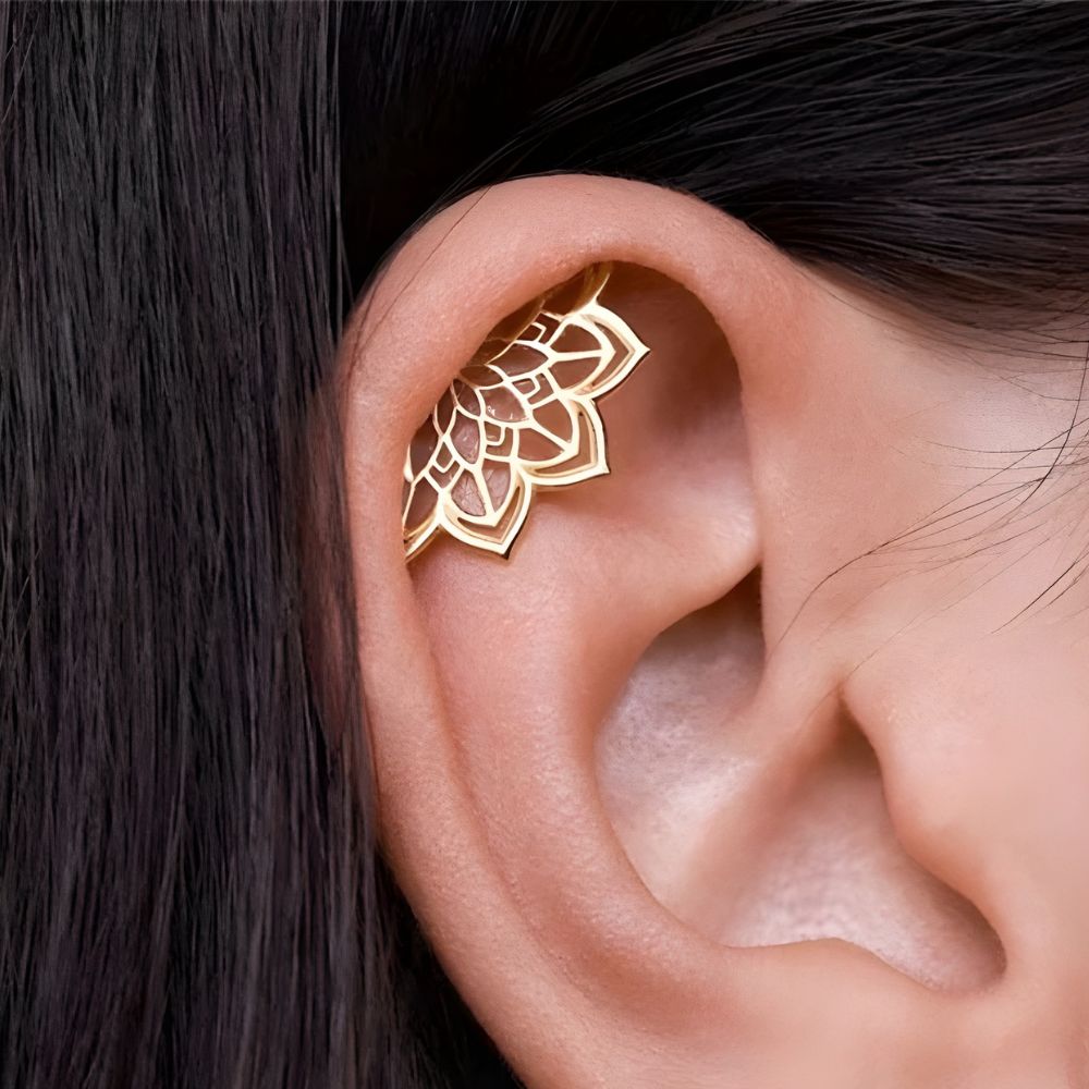 Mandala Helix Cartilage Earring