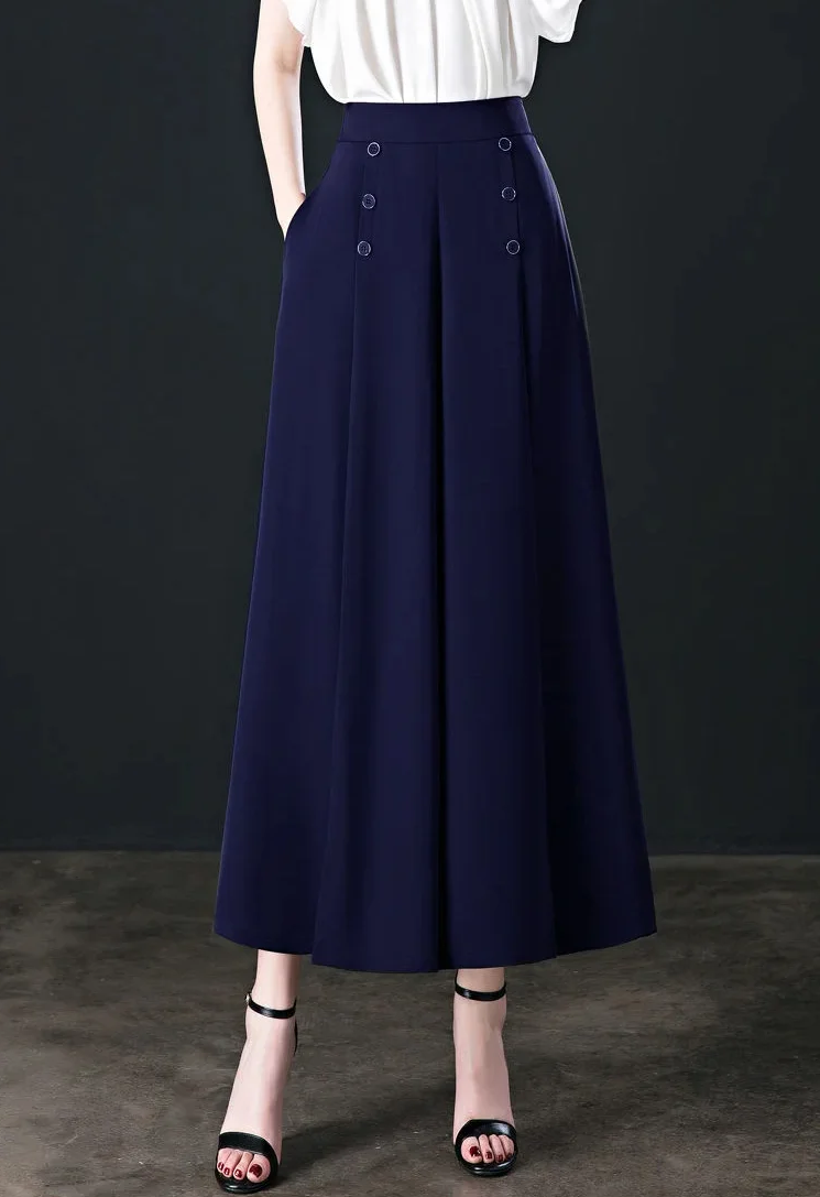 Verlaine — Wide-Leg Pleated Trousers