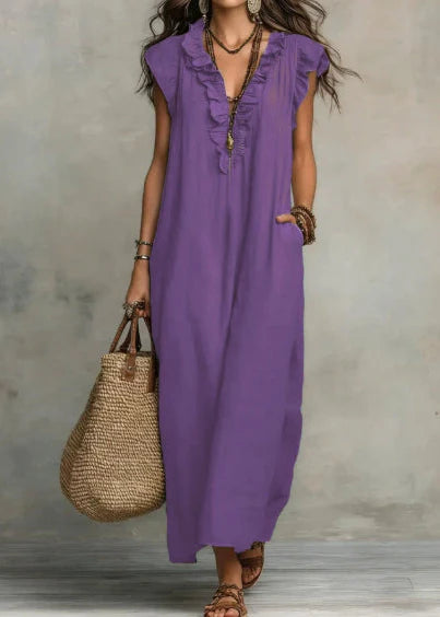 Érenia  — Fluid Bohemian Midi Dress