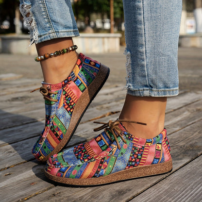 Colorful Artistic Loafers - Comfortable Casual Slip On