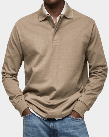 Comfortable Spring Polo with Long Sleeves
