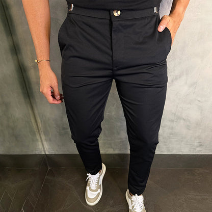 Vantric — Stretch Slim-Fit Trousers