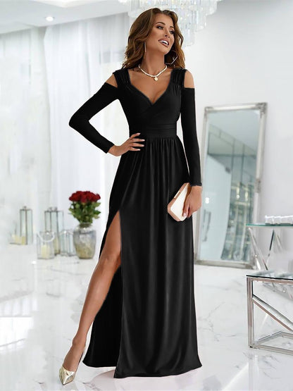 Kyra — Draped Formal Evening Gown