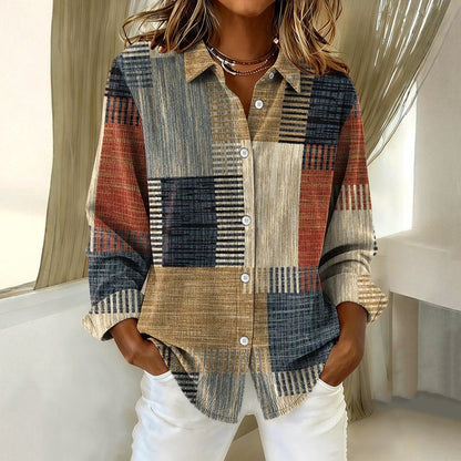 Elegant Women's Floral Shirt - Stylish Floral Blouse