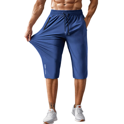 Kastoria — Quick-Dry Athletic Capri Pants with Zip Pockets