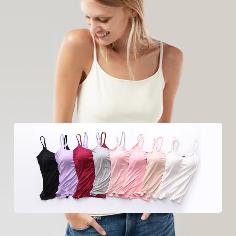 Vellamie — Relaxed Fit Camisole with Integrated Bra
