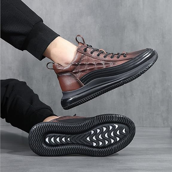Premium Leather Sneakers - Effortless Comfort