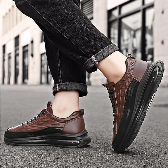Premium Leather Sneakers - Effortless Comfort
