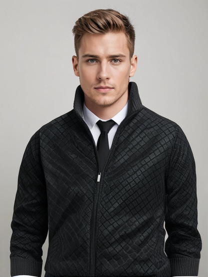 Oliver - Luxurious Zip Cardigan