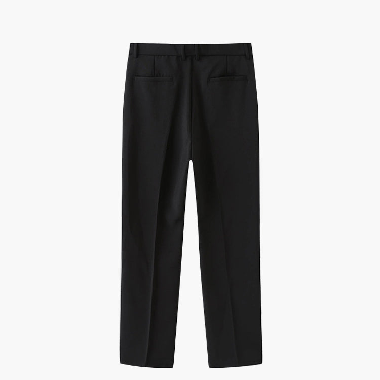 Fitted Pleated Trouser