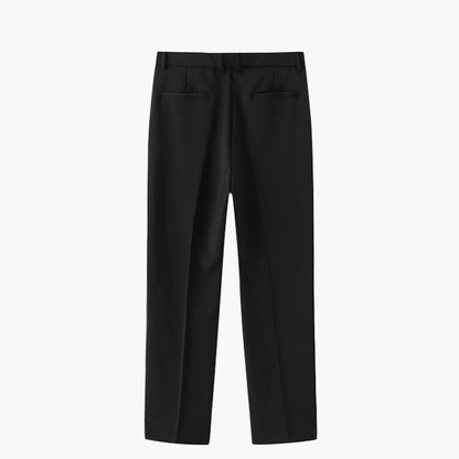 Fitted Pleated Trouser