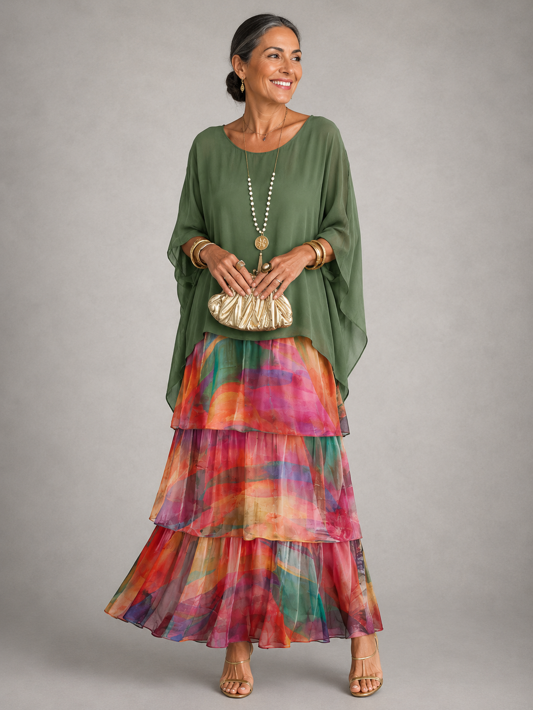 Lara — Fluid Maxi Dress