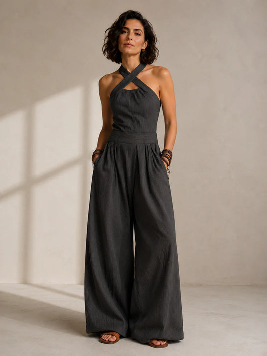 Ariadna — Crossover Elegant Long Jumpsuit