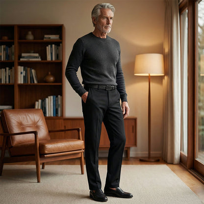 Men's Classic Casual Pants with High Elasticity