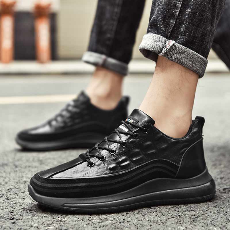 Premium Leather Sneakers - Effortless Comfort