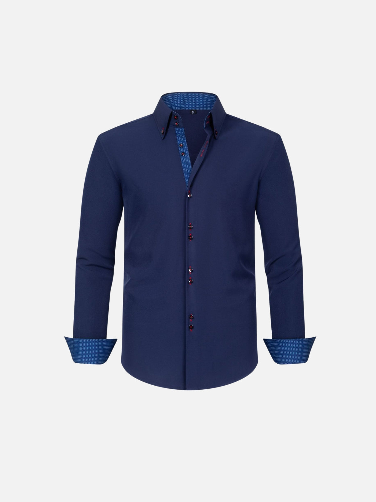 Four-Way Stretch Shirt — Colour-Matched Contrast