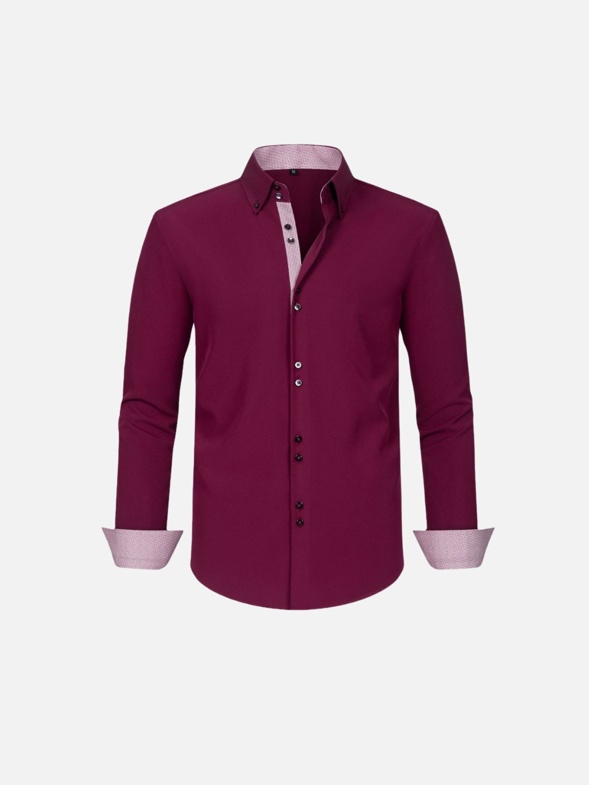 Four-Way Stretch Shirt — Colour-Matched Contrast