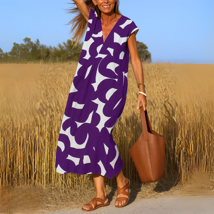 Valerie —  V-Loop Summer Maxi Dress