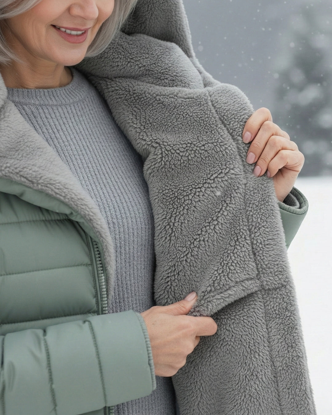 Elena - Comfortable Quilted Winter Coat