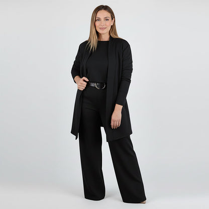 Teressa — Long Cardigan 3-Piece Set