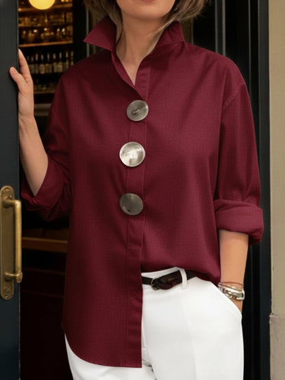 Artisanal White - Refined Comfortable Blouse