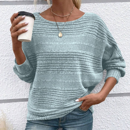 Cassalyn — Batwing-Sleeve Knit Pullover
