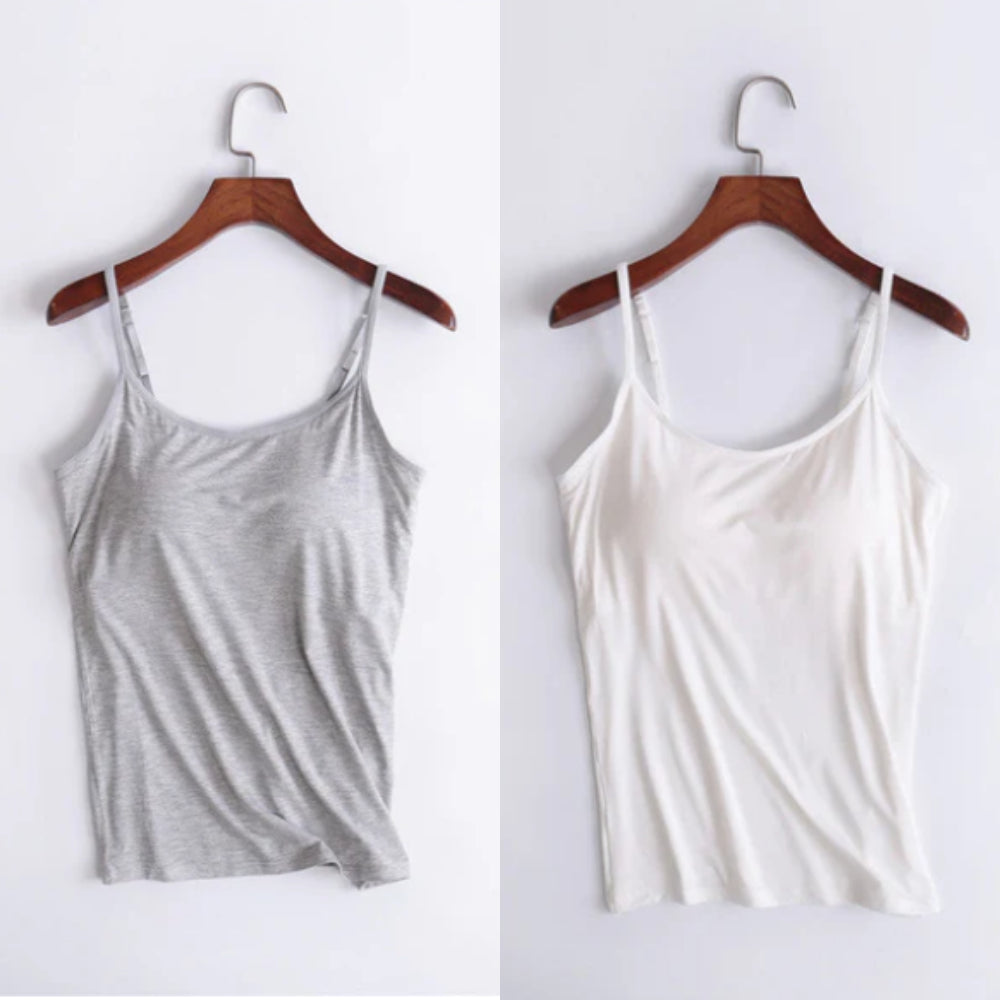 Vellamie — Relaxed Fit Camisole with Integrated Bra