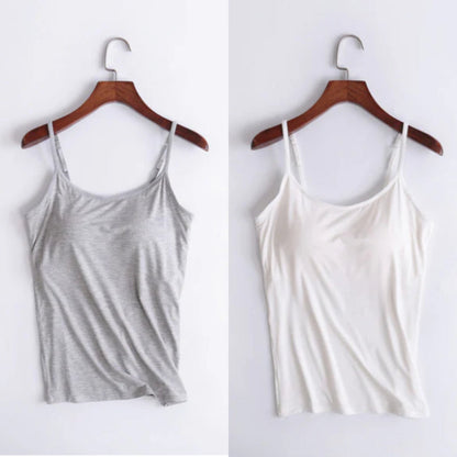 Vellamie — Relaxed Fit Camisole with Integrated Bra