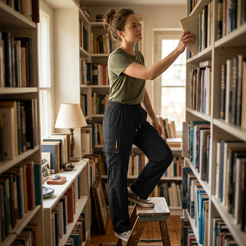 Airolyn — Quick-Dry Drawstring Cargo Pants