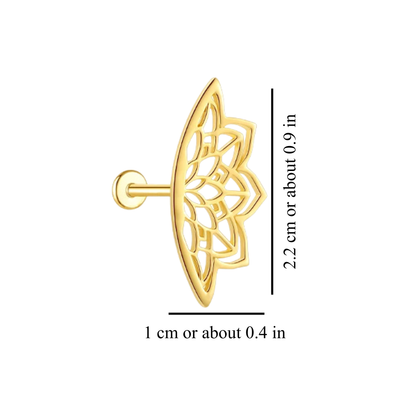 Mandala Helix Cartilage Earring