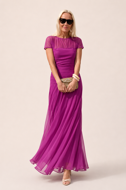 Lauren — Silk-Touch Chiffon Dress