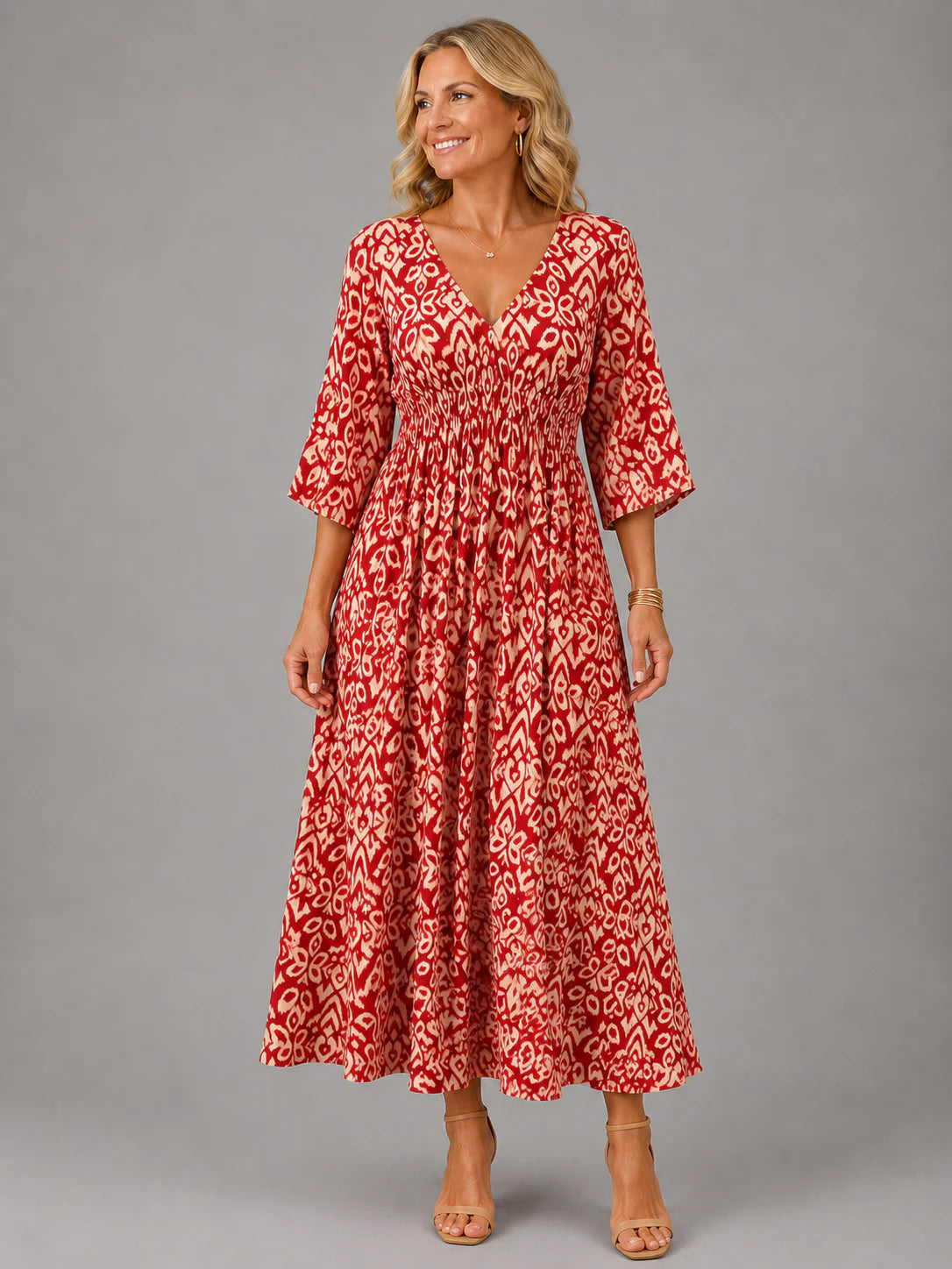 Althéa — Bohemian Relaxed Midi Dress