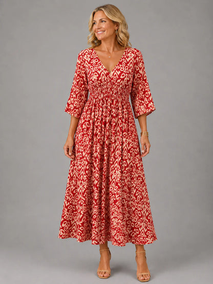 Althéa — Bohemian Relaxed Midi Dress