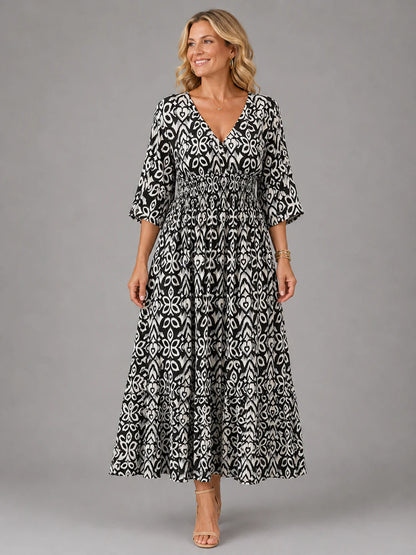Althéa — Bohemian Relaxed Midi Dress