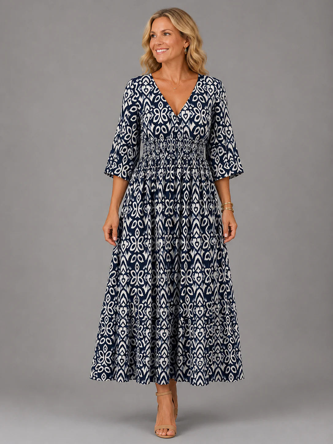 Althéa — Bohemian Relaxed Midi Dress
