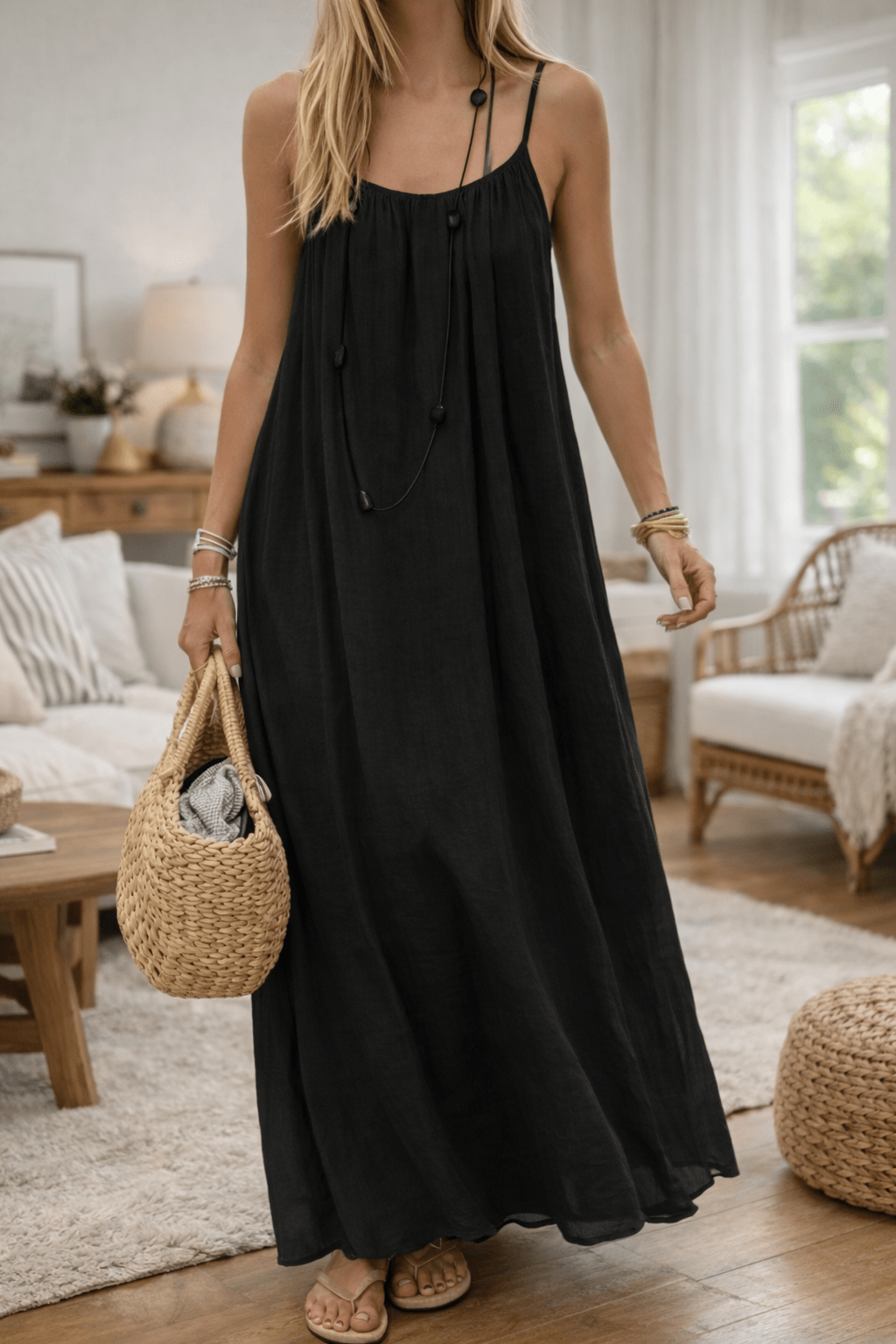 Lumèra — Adjustable Backless Maxi Dress