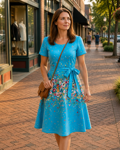 Elaria — Floral Print Dress