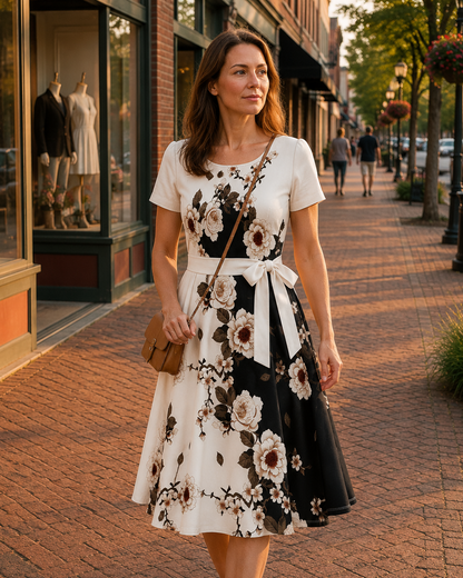 Elaria — Floral Print Dress