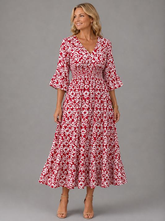 Althéa — Bohemian Relaxed Midi Dress
