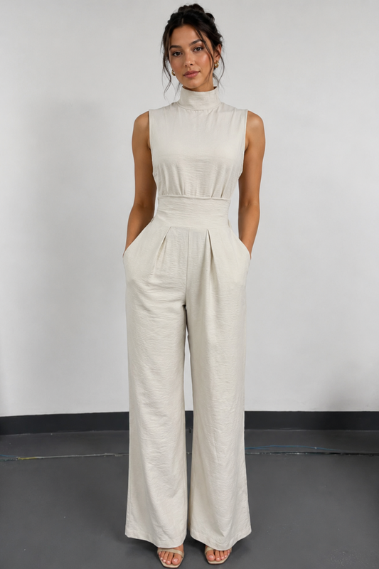 Maria — Minimalist Tank & Wide-Leg Trouser Set