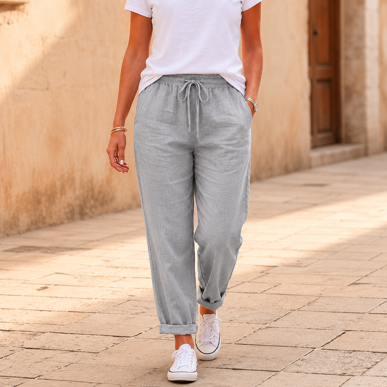 Linèvre — Relaxed Straight-Leg Linen Trouser