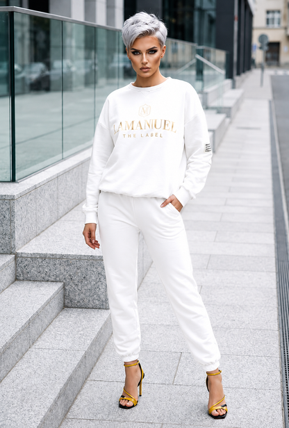 Lettré — Long-Sleeve Top & Trouser Set