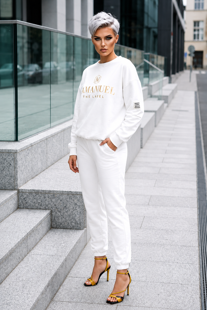 Lettré — Long-Sleeve Top & Trouser Set
